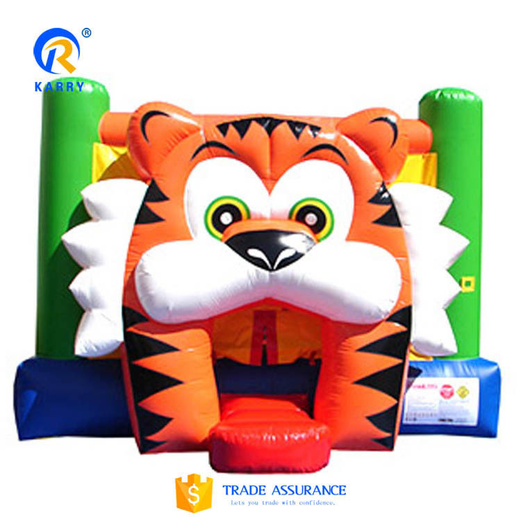 Castillo de color personalizado Slide Combo Casa de salto Inflable Castillo de tigre