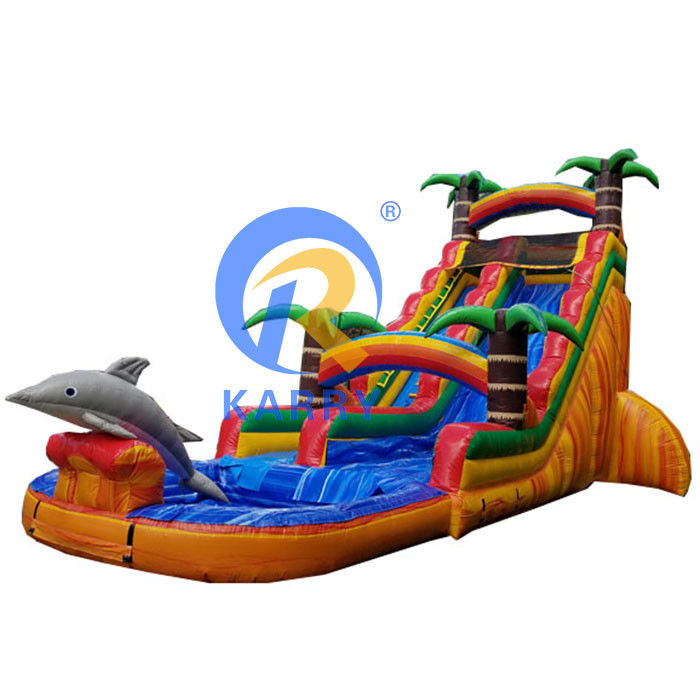 Transforme su evento con nuestro tobogán de agua inflable de PVC comercial y piscina