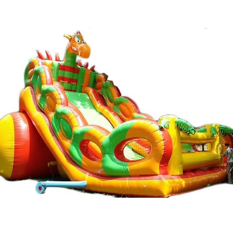 Piscina flotante Huracán Inflable Castillo Rebotante Deslizador Combo Tamaño Adulto Dinosaurio enojado