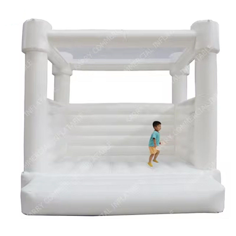 Bolas de colores Luna inflada Mini niño saltando Casa de salto para la fiesta de bodas alquiler