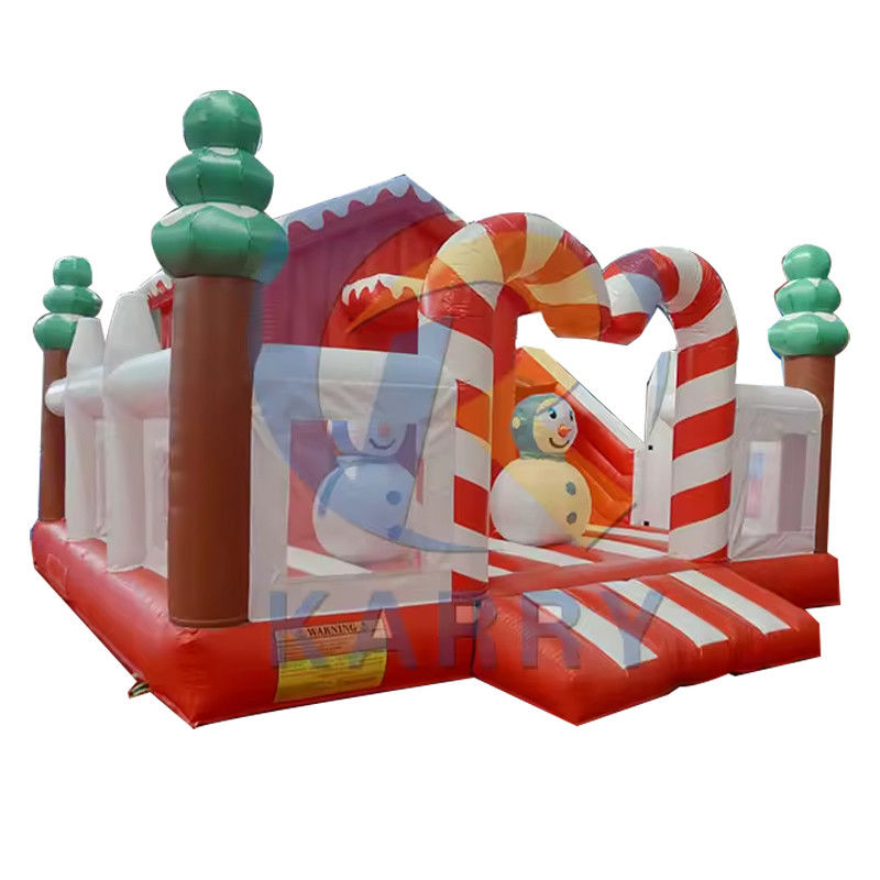 Árbol de Navidad Combo Bouncy Slide Inflable Castle Slider para el juego al aire libre