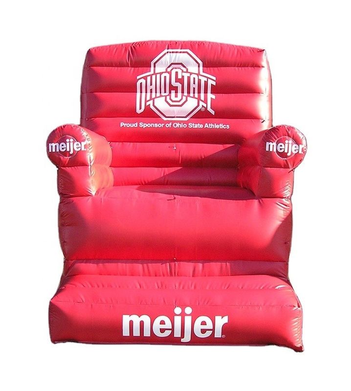 Rango de edad 14 Años hasta Sofá de silla de PVC suave inflable con impresión de logotipo personalizado