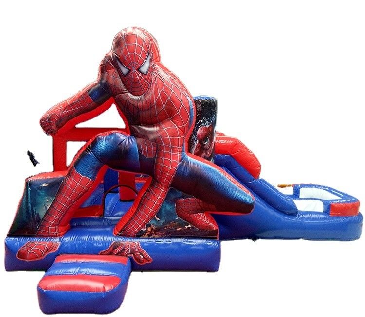 Impresión digital castillo inflable y tobogán de agua para alquiler de fiestas para adultos con soplador