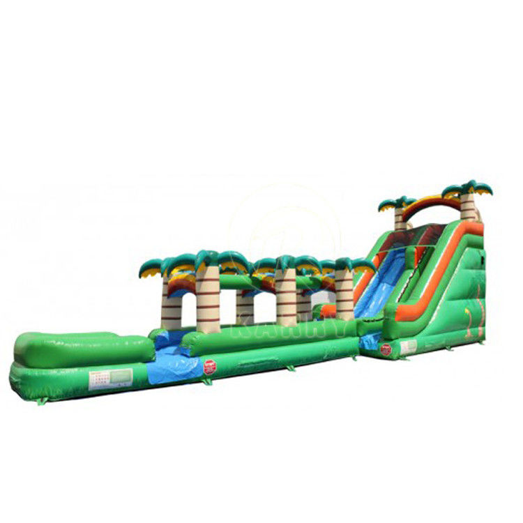 PVC Palma patio trasero tobogán de agua inflable para 5-10 pasajeros fiesta diversión