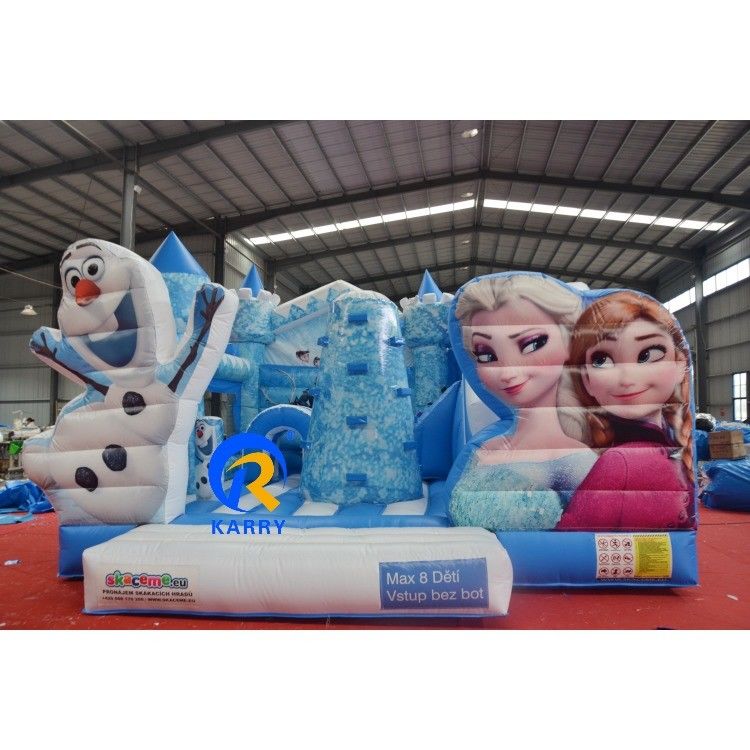 Unisex Karry divertido castillo de la princesa inflable castillo de salto para OEM casa de salto congelada