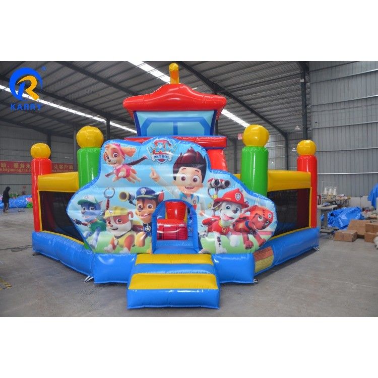 CH Party Jumpers Inflable Bounce House Bouncer con tobogán y piscina de bolas de tamaño personalizado