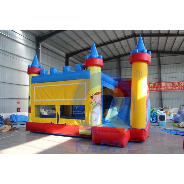Slide en la diversión con la casa de rebote inflada de PVC para adultos y los kits de reparación incluidos