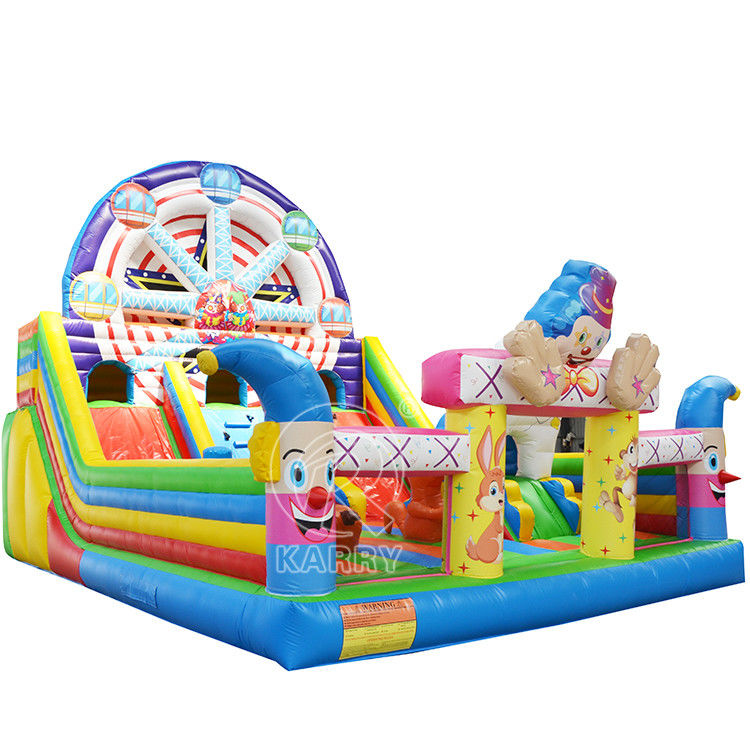 Color personalizado Unisex Gran Rueda Inflable Trampolín de Castillo Rebotador para Comercial