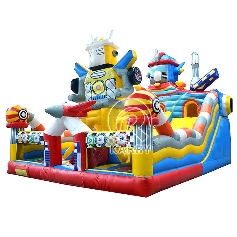 Aerotransporte Inflable Castillo Parque de juegos para la ciudad de la gran diversión Bounce House Bouncer Slide