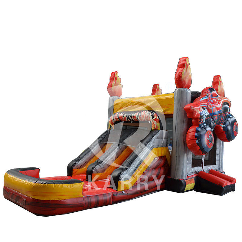 Lleva tu fiesta al siguiente nivel con nuestro castillo inflable y nuestro combo de toboganes