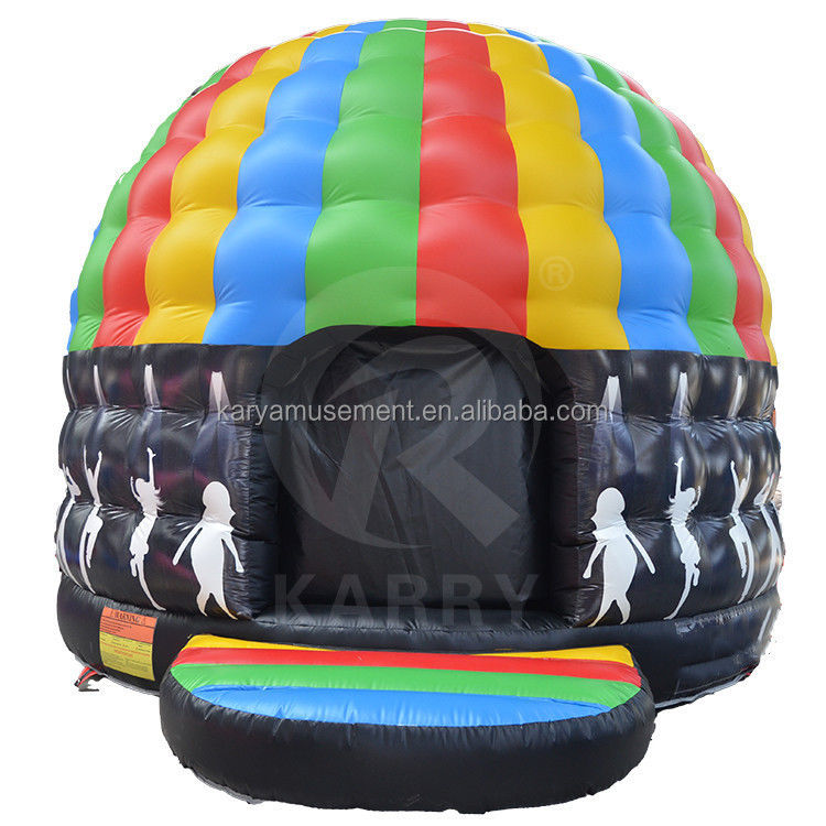 Impresión digital Casa de rebote inflable para familia al aire libre Disco Parque temático y Unisex