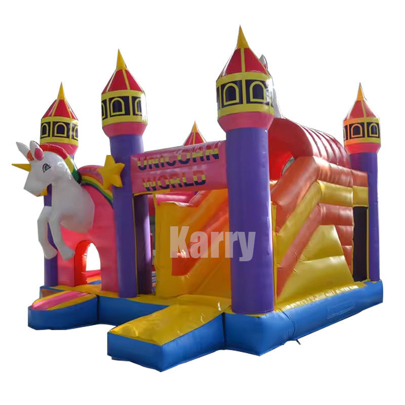 Deslizador de agua inflable salto castillo de salto deslizador combo para niños en color personalizado