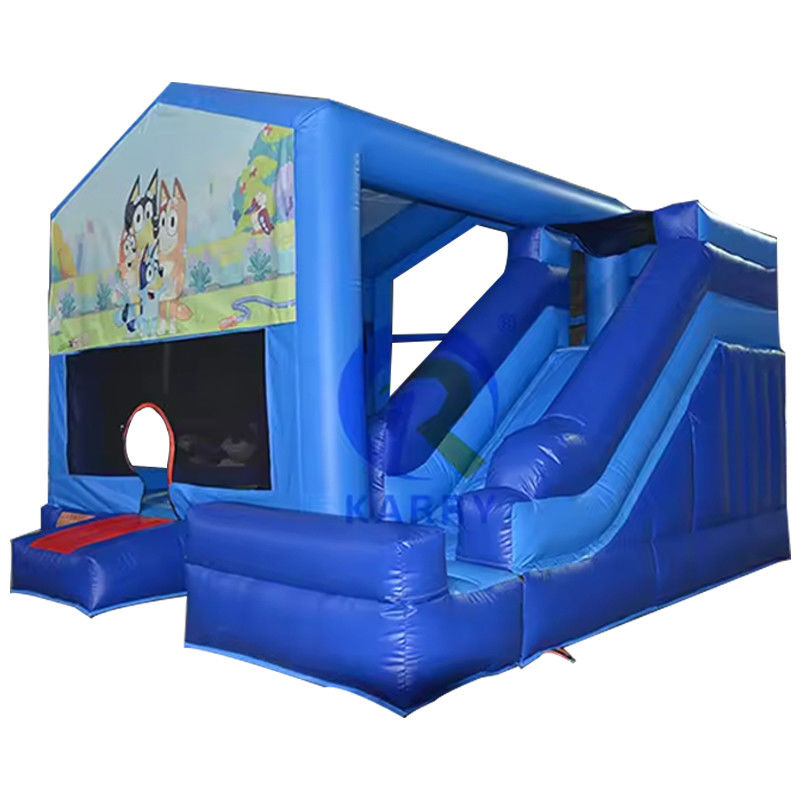 Jardín de juegos para niños Inflable Casa de salto con tobogán Castillo de salto de tobogán húmedo Combo
