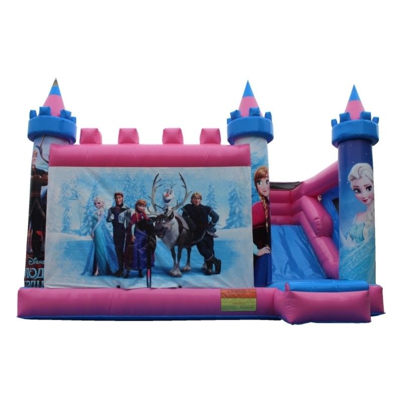 Rango de edad 14 Años arriba Castillo Bounce Casa Rosa Salto Castillo Bouncy para alquiler de fiesta