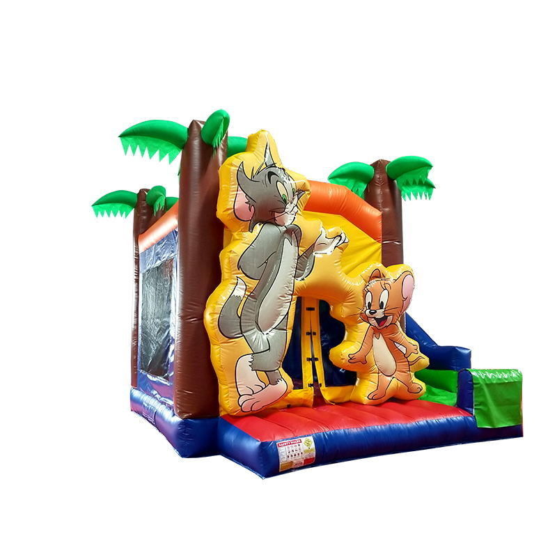 Unisexo Tom y Jerry Inflable Salto Castillo Casa de rebote para niños