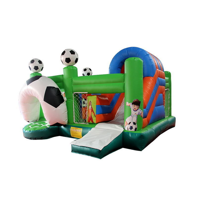 14 años de edad Unisex comercial PVC Sports Jumper Inflatable Jumper Combo con deslizador