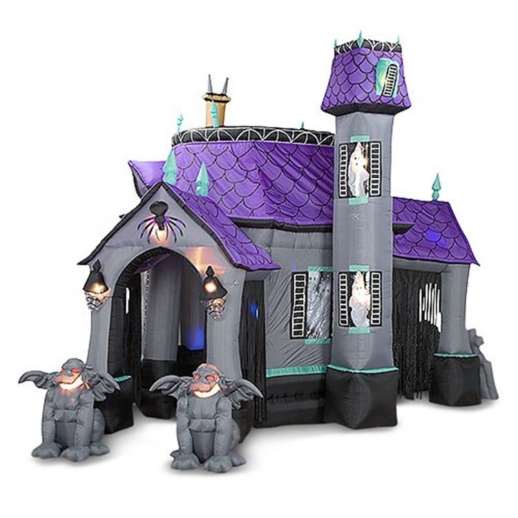 Tamaño personalizado Casa encantada inflable Castillo de rebote para niños y adultos